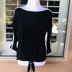 CHICO'S DRESSY BLOUSE, SIZE 0